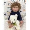 Reborn Baby -Bambola Ragazzo 20 Pollice 50cm Silicone Morbido Vinile Fatto A Mano Bambole Reborn Ragazzo Bambini