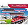 PRESTIGE & DELUXE Pista Trenitalia Frecciarossa 1000 Scala 1:43 - Treno Giocattolo 1 locomotiva 1 vagone e 6 tracciati in 1 - Funzionamento a Batteria - idea regalo