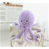 Lempefe Bambola creativa in peluche di polpo - Doudou - per dormire, colore: viola, 18 cm