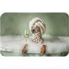 OnlyWow© Tappeto Bagno Antiscivolo Tappetino Doccia Assorbente Bath Mat | 80x50 cm - Rettangolare - Tappeti Memory Foam Bathroom Lavabile Cane - Champagne - Asciugamano