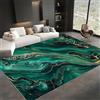 Generico Tappeto Salotto Struttura In Marmo Verde E Oro 80x150 cm Moderno Tappeto Soggiorno Pelo Corto Morbido Antiscivolo Tappeti Salotto Grandi Camera da Letto Home Decor