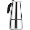 Joyzan Caffettiera In Acciaio Inox, 100/200/300/450ml Macchina Per Caffè Espresso Piano Cottura Moka Inossidabile Tazze Brewer Riutilizzabile Piani Campeggio Cappuccino Macchiato Cucina Ufficio