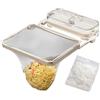 Fulenyi Portafiltro pieghevole per lavello | Cestino pieghevole multiuso per lavello con sacchetti in rete per lavello da cucina, per rifiuti alimentari in cucina,