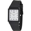 Casio Orologio analogico al quarzo unisex per adulti (A210), bianco, striscia