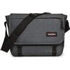 Eastpak Delegate + Borsa a Tracolla, 20 L - Black Denim (Grigio)