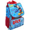 CARTOON Zaino Estensibile Mickey Mouse Mouse, Disney, Topolino, borsa, scuola, tempo libero, passeggio, 40 x 29 x 27 Cm, celeste - MIC0807