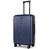 Kappa Trolley da Cabina 55 x 40 x 20cm, Valigia ABS Antigraffio con 4 Ruote Girevoli 360°, Manico Telescopico Regolabile, Lucchetto TSA Incorporato, Viaggio Aereo Uomo Donna 332E3GW, Blu Marino