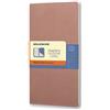 Moleskine Cahier Chapitres - Moyen format - Ligné - Couverture cartonnée vieux rose