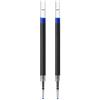 NEO+ Set di 2 ricariche per penna gel compatibili con penna a sfera Zebra JF da 0,5 mm, inchiostro blu, scrittura liscia