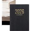 Generic Planner tascabile 2026 per borsa | Calendario e taccuino A7 - agenda per quaderno in versione inglese a 365 giorni | Per studi di lavoro e vita privata obiettivi di scalabilità budget