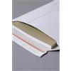 SMART PACK 100 Buste in cartone bianco cartone DIN A4 + - Piatto: 353 X 250 mm/aufgestellt335 X 200 X 50 mm (Articolo: PS.104)