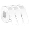 hankousi 3 rotoli di etichette bianche portatili, 12 x 40 mm, nastro termico per etichette, compatibili con Phomemo D30/D32/D35/Q30/Q30S/Q31, 160 etichette per rotolo, ideali per casa, ufficio e