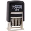 D.RECT S510 Timbro Datario 4 mm - Formato gg.mm.aaaa con Mese Numerico - Tampone non Impregnato