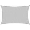 vidaXL Vela Parasole Grigio Chiaro 5x3,5 m 100% Poliestere Oxford
