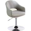 FEFEF Fodere for sedie con schienale curvo, 1 pezzo, coprisedie curve for sala da pranzo con braccioli, fodere for sedie da ufficio a forma di arco con schienale cavo, coprisedie Mid-Century ad altezza banc