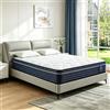 YIDATONG Materasso Matrimoniale 140x190 cm Altezza 26 cm, Schiuma Memory, Sonno Silenzioso e Profondo, Alta Traspirabilità, Elevato Rimbalzo, Antibatterico, Durezza Moderata, Comfort Ottimale, Oeko-Tex