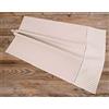 matches21 HOME & HOBBY matches21 - Strofinaccio in stile rustico Premium TRAUDL, tinta unita, beige e bordatura con cuori, 50 x 70 cm, 1 pezzo