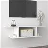 Camerina Armadietto a Parete per TV Bianco 103x30x26,5 cm,Armadietto da Parete per TV,Pareti Attrezzate,Mobile TV Soggiorno Moderno(SPU:806980)