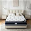 YIDATONG Materasso Matrimoniale 140x190 cm, Alto 30 cm, Ibrido a Molle Insacchettate + Memory Foam, Media-Rigida H3, Ortopedico, Sostegno Ergonomico, Rivestimento Traspirante, Ipoallergenico, Per Dormire Bene