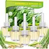 SCENTORINI Ricarica di Profumatore per Ambiente 6X19ML Fragranza di Citronella, Ricariche di Diffusore di Oli Essenziali Elettrico, Adatte per Air Wick e per Glade, per Giardino,Casa,Esterno