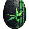 WOLTU Sedile WC Copriwater Universale con Chiusura Ammortizzata Tavoletta WC Soft Close con Cerniere Regolabili Toilet Seat Colore a Forma di O