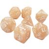 Dice4friends DIC17526 - Set di dadi Pearl: Beige (7) Dadi