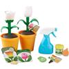 Melissa & Doug- Let's Explore Set da Gioco Giardinaggio con Fiori Che Cambiano Colore (16 Pezzi), Bianco, OSFA, 30828