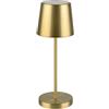 APS 17027 MERLE MINI Lampada da tavolo USB-C wireless, temperatura colore e luminosità regolabili, IP 54, incl. dock station e telecomando, oro