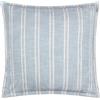 furn. Wylder Abersoch Stripe Copricuscino - Riga Nautica Costiera Cotone Fodera Decorativa (Blu Vela - 50x50cm)