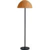 Lumisky Lampada da terra solare esterna in poly rattan con modulo LED bianco caldo telecomando FAROE TALL SOLAR H160cm