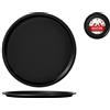Home Maitre Stampo Pizza Antiaderente, 32 cm, Alluminio, Antracite, 34x34x2 cm