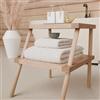 PETTI Artigiani Italiani - Asciugamani Bagno in 100% Spugna di Cotone, Set Asciugamani 1+1, 2 Pezzi 1 Asciugamano Viso e 1 Asciugamano Mani, Asciugamani Bianco