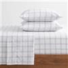 Eddie Bauer Home - Set di lenzuola in cotone con collezione Flanel, pre-ristretto e spazzolato per una maggiore morbidezza, comfort e sensazione di accoglienza, doppio, Westridge Plaid