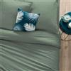 ATMOSPHERA CREATEUR D'INTERIEUR Atmosphera - Copripiumino singolo in cotone, 140 x 200 cm, colore: Verde