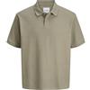 JACK & JONES Jjeharrison Structure Polo S SN, Vetiver, XL