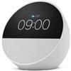 Amazon Echo Spot (modello 2024) | Sveglia intelligente con audio di qualità | Bianco, con Accesso Anticipato ad Alexa+