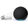 Amazon Echo Dot (Ultimo modello) con Alexa+, Antracite + Philips Hue White Lampadina LED Smart (E27), Bundle Illuminazione Intelligente con Controllo Vocale