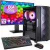 GAMEMAX Gaming-PC MegaDeal Diamond BK Komplett SET 2695 7795 Ryzen 5 5500 16GB RAM 1TB SSD RTX 5050 Windows 11 + MSI PRO MP2412 Monitor 60cm (24")