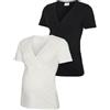 MAMA.LICIOUS Mlkerrie Tess SS Jrs Top 2F 2-P Noos Donna