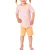 Schiesser Nightwear 2 Set di Pigiama, Arancione Pesca, 128 Bambine e Ragazze
