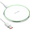 Veridius Caricabatterie a induzione wireless veloce 35 W compatibile con Samsung Galaxy S26 Ultra S25 S24 S23 S22 Wireless Charger Fine con cavo USB-C per telefoni Caricabatterie Qi Compatibile con iPhone 17