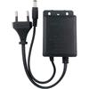 Fozriybefy Adattatore di Alimentazione Impermeabile con Spina EU 12V 2A Alimentatore per Fotocamere e Strisce Luminose B