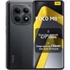 XIAOMI POCO M8 5G Smartphone, 8+ 512 GB, Nero, Telefono, IP66, Resistenza alla polvere e all'acqua, Batteria Massiccia da 5520 mAh, 6,77, 120Hz, 45W, con Caricatore, senza NFC