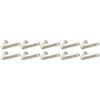PATIKIL AA/A/CR2/9V Batterie Metallo Batteria Molla Contatto Piatto Sostituzione per Telecomando Controllo Batteria Caricatore 10pz