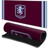 Head Case Designs Licenza Ufficiale Aston Villa Football Club Casa 2026/27 Stemma Kit 23.62 x 11.81 x 0.12 Inches (600 x 300 mm) - L Tappetino per Mouse E Scrivania da Ufficio per Giochi Tastiera PC