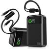 Kruilan 65W Laptop Power Bank, 42800mAh Caricatore Portatile | Portable Charger USB C Power Bank Ricarica Rapida per Laptop Dell XPS iPad Tablet Steam Deck iPhone Series Samsung e Altro