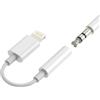 zoyuzan Adattatore da Lightning a jack per cuffie da 3,5 mm, per iPhone 14, 13, 12, 11 Pro Max, per connettore audio Apple, cavo audio per iPad, cavo splitter, spina stereo auto, cellulare, musica cablata