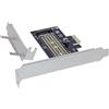 InLine® PCI Express 76660S - Scheda interna NVMe M.2 Key M, PCIe x1