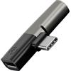 Volink 2 in 1 Adattatore USB C a Jack 3,5 mm per cuffie e ricarica, da tipo C a AUX Adattatore Jack USB C compatibile con iPhone 17 16 15 Plus Pro Max iPad Galaxy S25 24 Ultra Pixel 9, USW