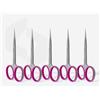 STALEKS PRO Smart 41/3 Forbici per cuticole con gancio, in acciaio inox (5 pezzi)